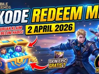 Kode Redeem Mobile Legends Terbaru 2 April 2026, Klaim Skin & Diamond Gratis
