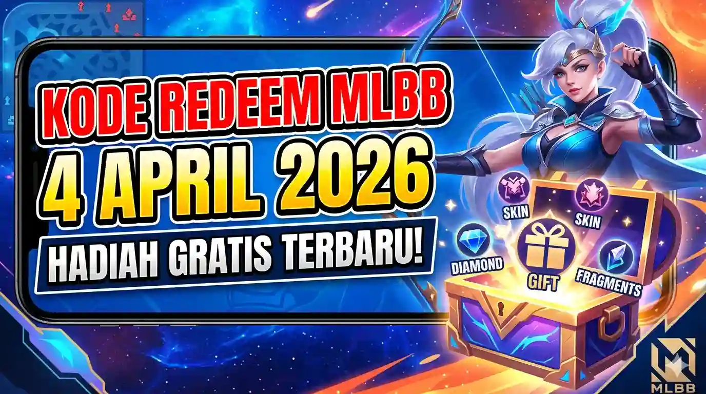 Banjir Hadiah! Kode Redeem MLBB Terbaru Sabtu 4 April 2026