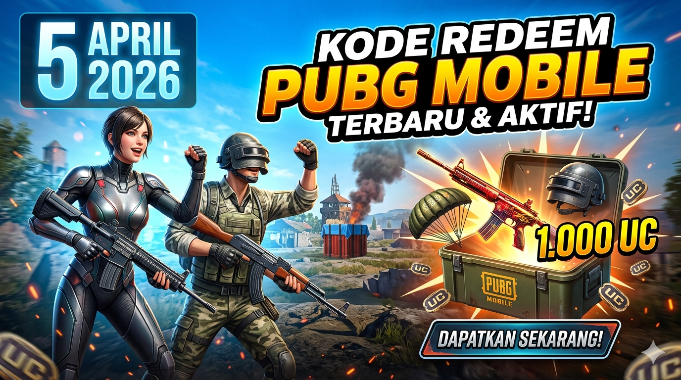 Kode Redeem PUBG Mobile 5 April 2026