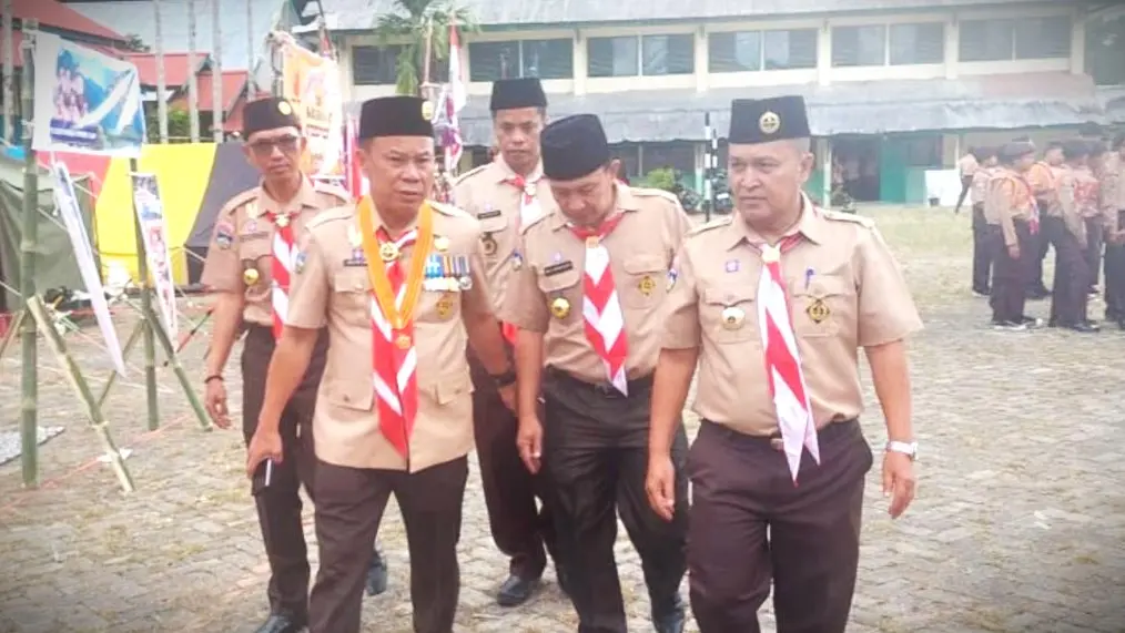 Sekda Alpian Ajak Anggota Pramuka Sungai Penuh Jadi Pemimpin Masa Depan