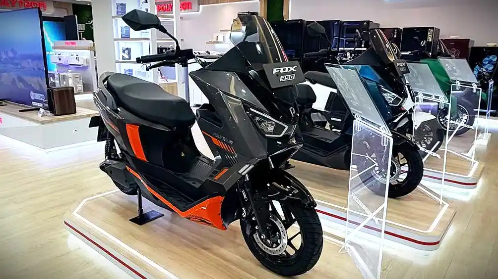 Polytron Fox 350: Motor Listrik Jarak Jauh Penunjang Driver Ojol