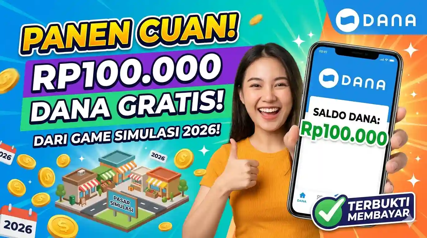 Main Game Simulasi, Pengguna Panen Saldo DANA Rp100 Ribu