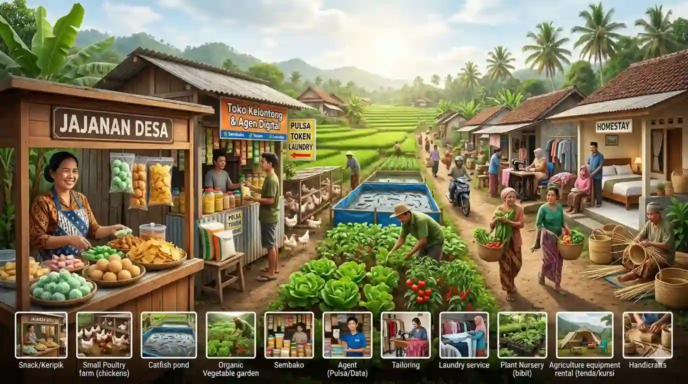 11 Peluang Usaha di Desa untuk Pemula yang Minim Modal & Cepat Cuan