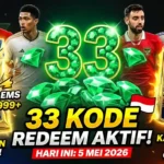 Klaim 33 Kode Redeem FC Mobile 5 Mei 2026: Banjir Gems & Pemain Bintang