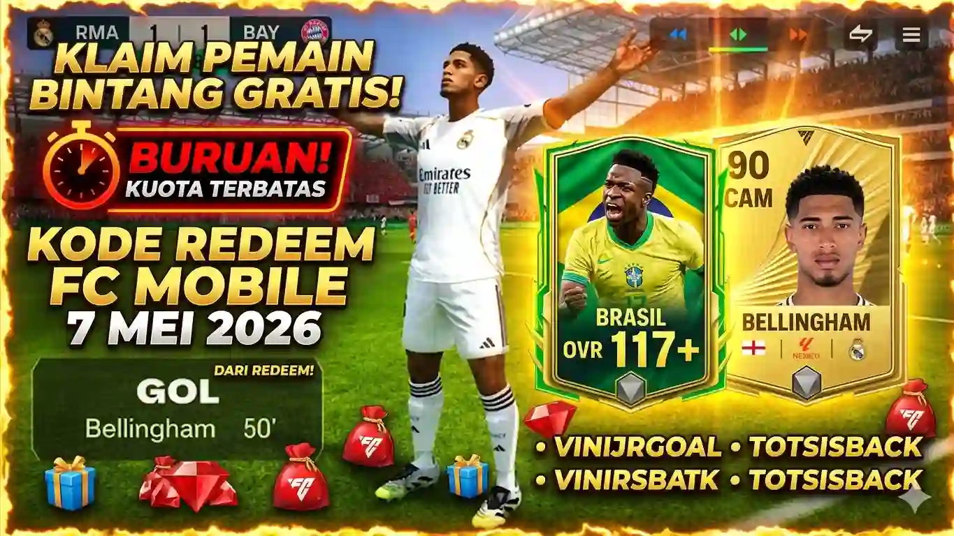 Kode Redeem FC Mobile Terbaru 7 Mei 2026
