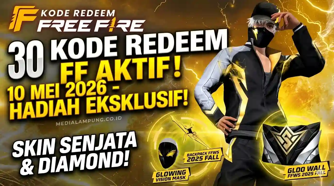Kode Redeem FF Terbaru 10 Mei 2026