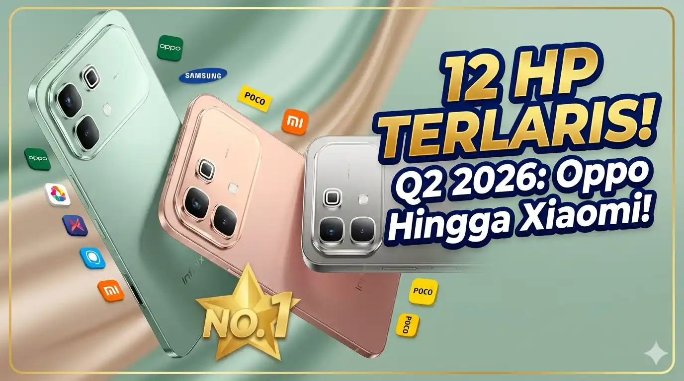 Ini 12 HP Paling Banyak Dicari di Indonesia Sepanjang Q2 2026