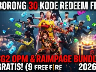 Update Sabtu Seru! Ambil 30 Kode Redeem FF 9 Mei 2026