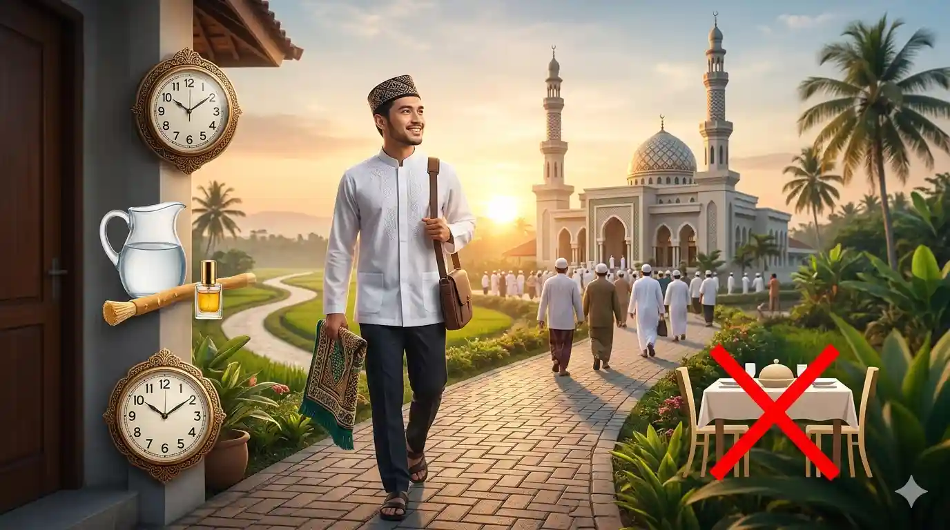 Sunnah Idul Adha dari Bangun Tidur Sampai Selesai Salat Ied