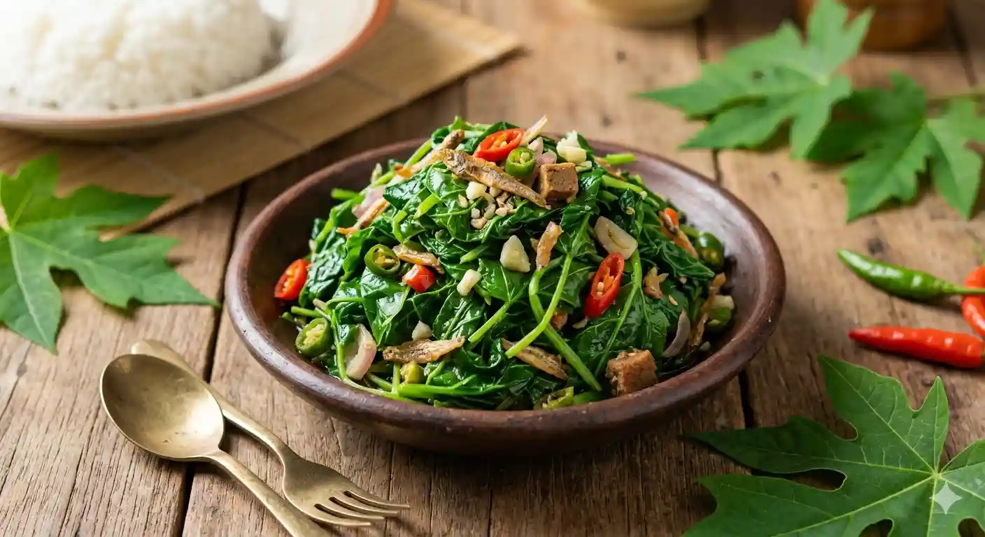 Trik Masak Daun Pepaya Agar Tidak Pahit dan Tetap Hijau