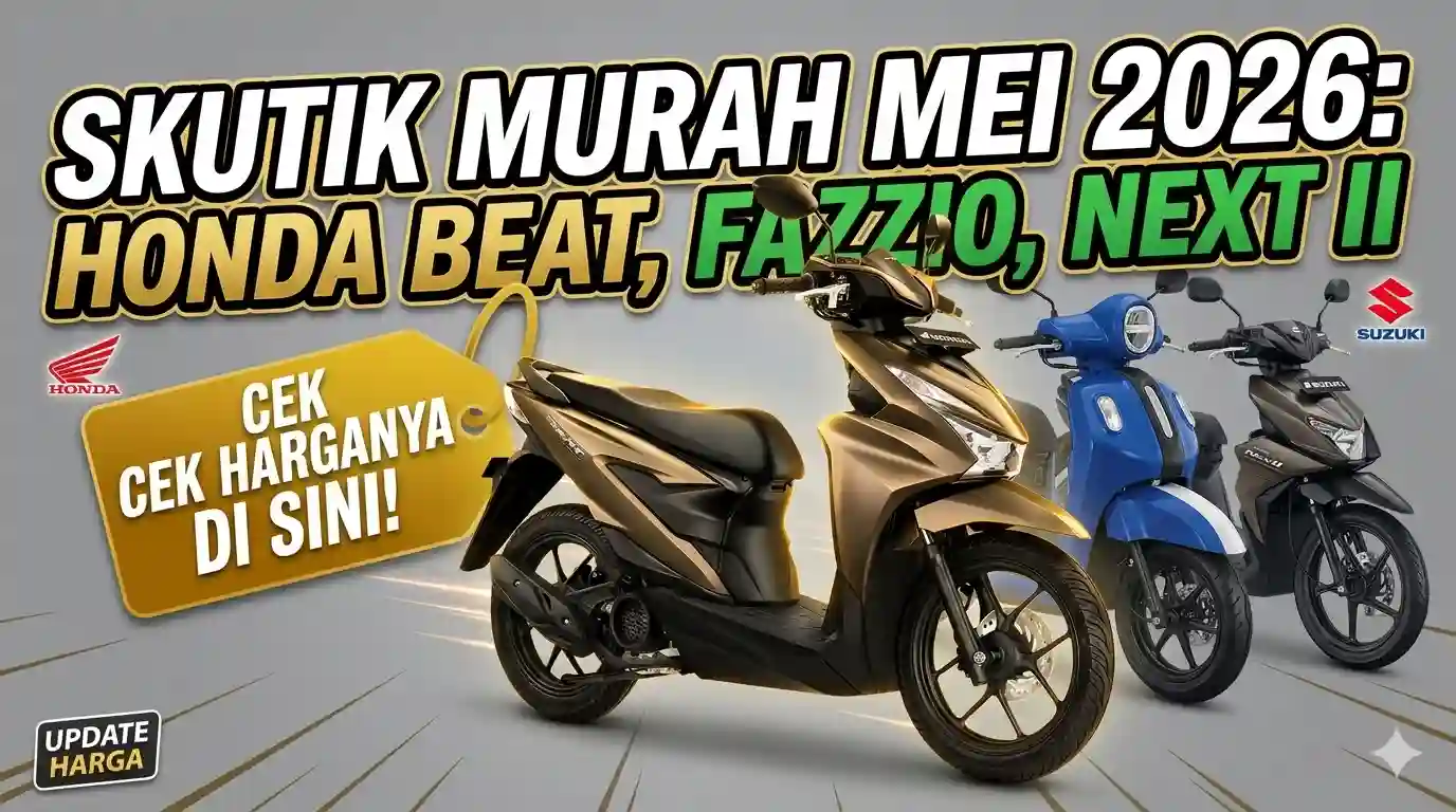 Daftar Harga Skutik Murah Mei 2026: Honda, Yamaha & Suzuki Terbaru