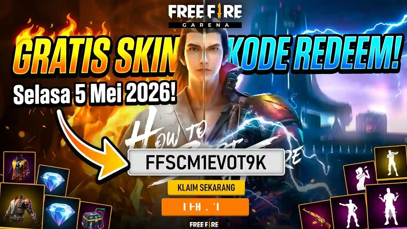 Kode Redeem FF Terbaru 56Mei 2026