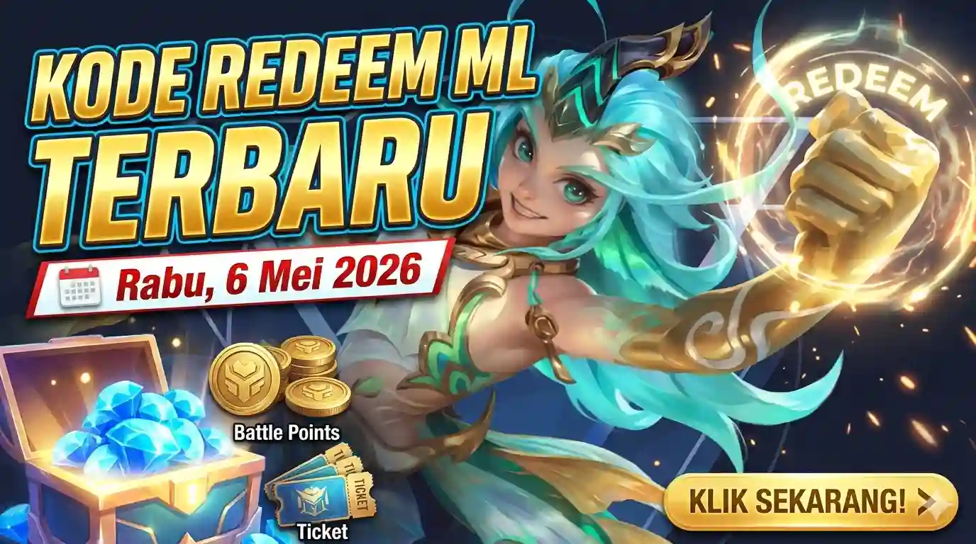 Kode Redeem ML Terbaru Rabu 6 Mei 2026