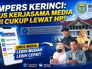 SIMPERS Diskominfo Kerinci: Urus Kerjasama Media Kini Cukup Lewat HP