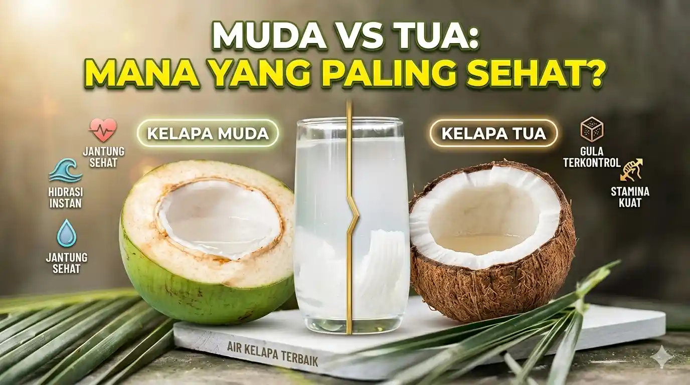 Kelapa Muda vs Tua: Mana yang Lebih Sehat untuk Tubuh?