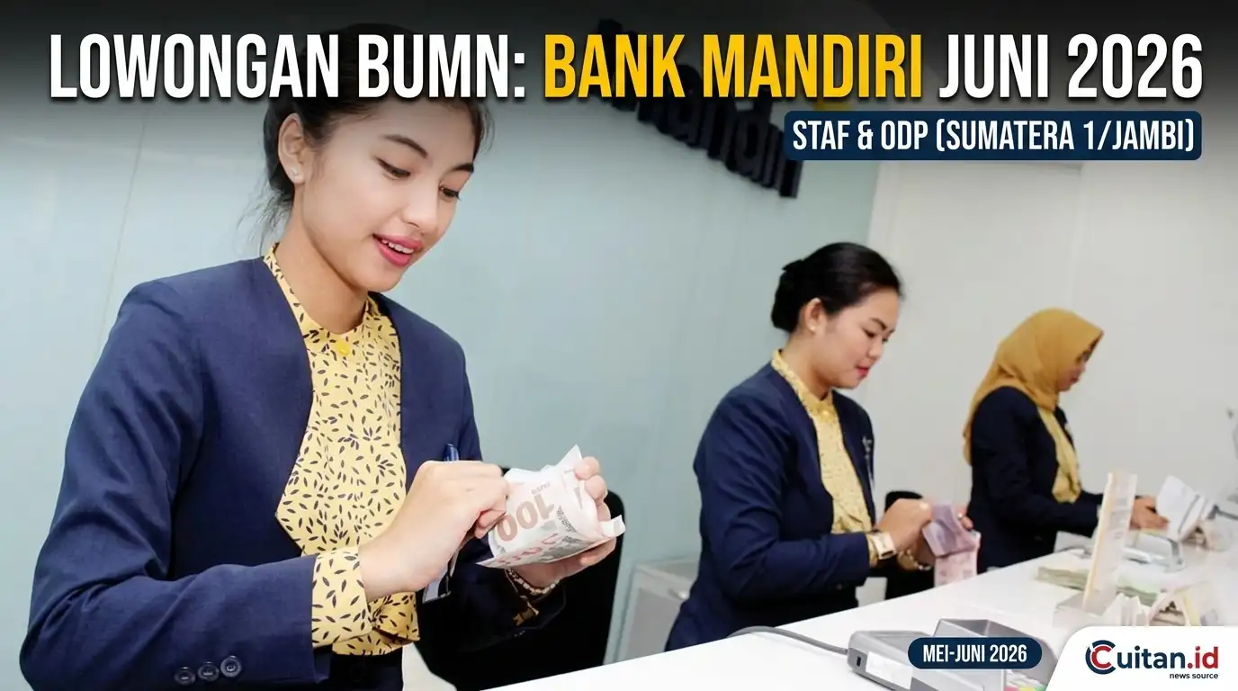 Bank Mandiri Buka Lowongan Kerja BUMN Mei 2026: Peluang Karier untuk Warga Sumatera dan Jambi