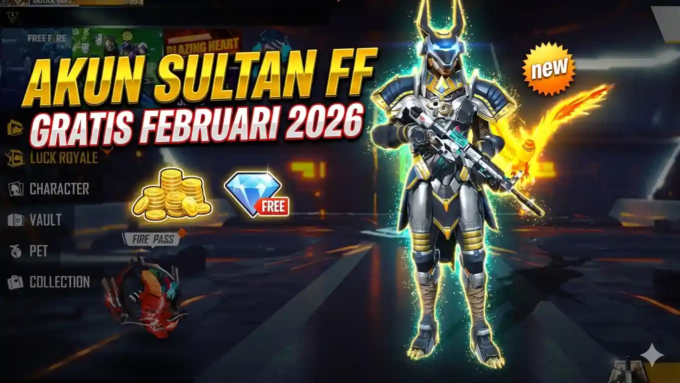 Akun FF Sultan Gratis Februari 2026