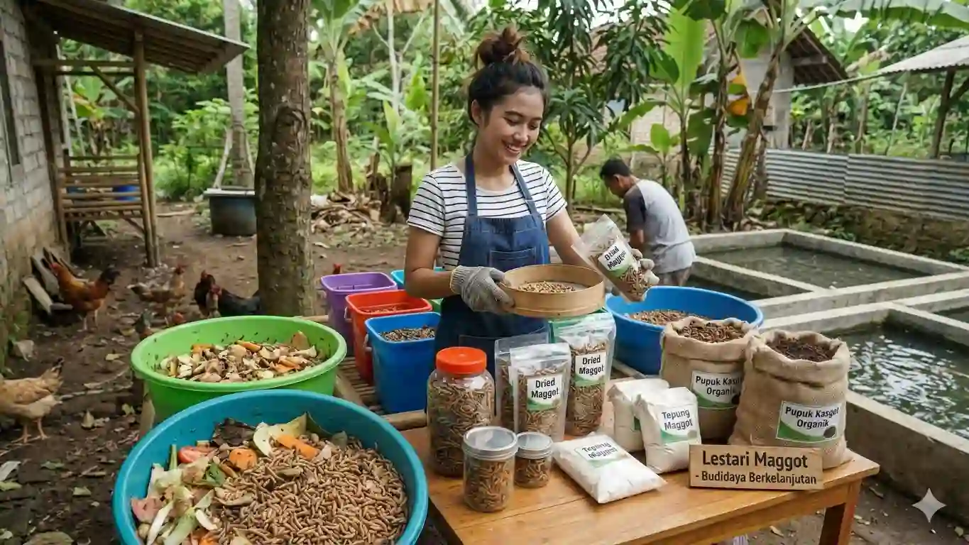 Cuan dari Sampah: Cara Mudah Budidaya Maggot Rumahan