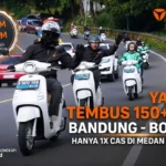 Hebat! Yadea Osta P dan Velax U Tembus 150 KM Sekali Cas Rute Bandung-Bogor
