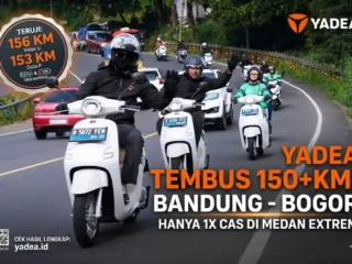 Hebat! Yadea Osta P dan Velax U Tembus 150 KM Sekali Cas Rute Bandung-Bogor