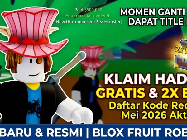 Kode Redeem Blox Fruit Mei 2026: Klaim EXP Boost & Hadiah Gratis!