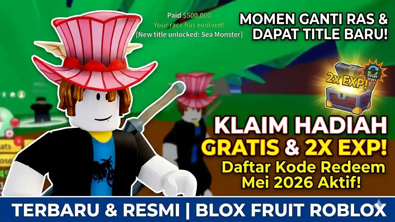 Kode Redeem Blox Fruit Mei 2026