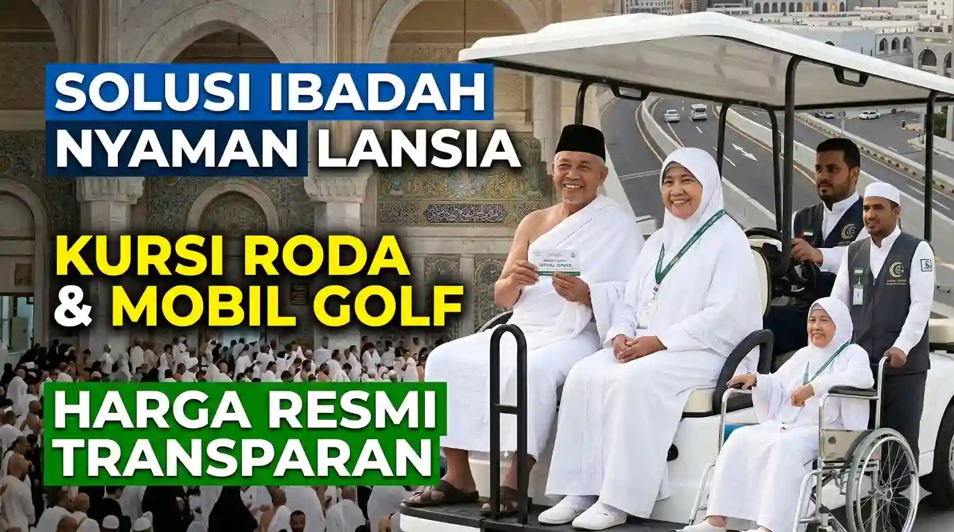 Jemaah Haji Lansia Wajib Tahu! Ini Harga Layanan Kursi Roda di Mekah