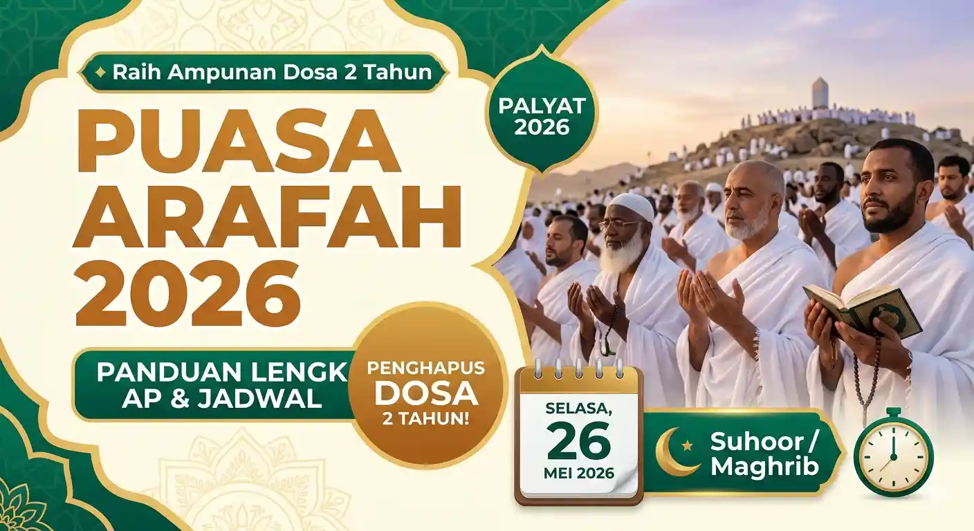 Raih Ampunan Dosa 2 Tahun: Panduan Lengkap Puasa Arafah 2026