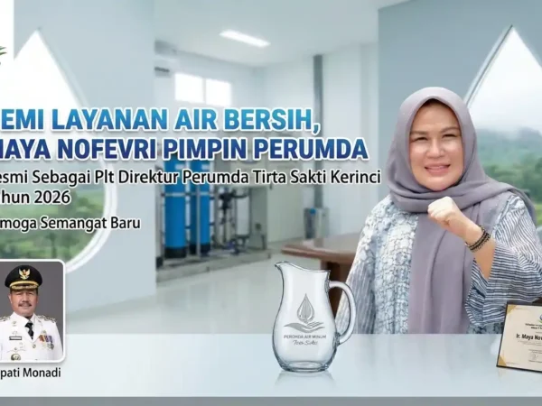 Maya Novefri Ditunjuk Bupati Jadi Plt. Direktur Perumda Tirta Sakti Kerinci