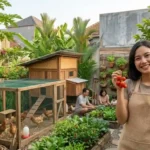 Panen Tiap Hari! Cara Sulap Halaman Rumah Jadi Kebun Buah dan Peternakan Ayam