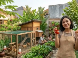Panen Tiap Hari! Cara Sulap Halaman Rumah Jadi Kebun Buah dan Peternakan Ayam
