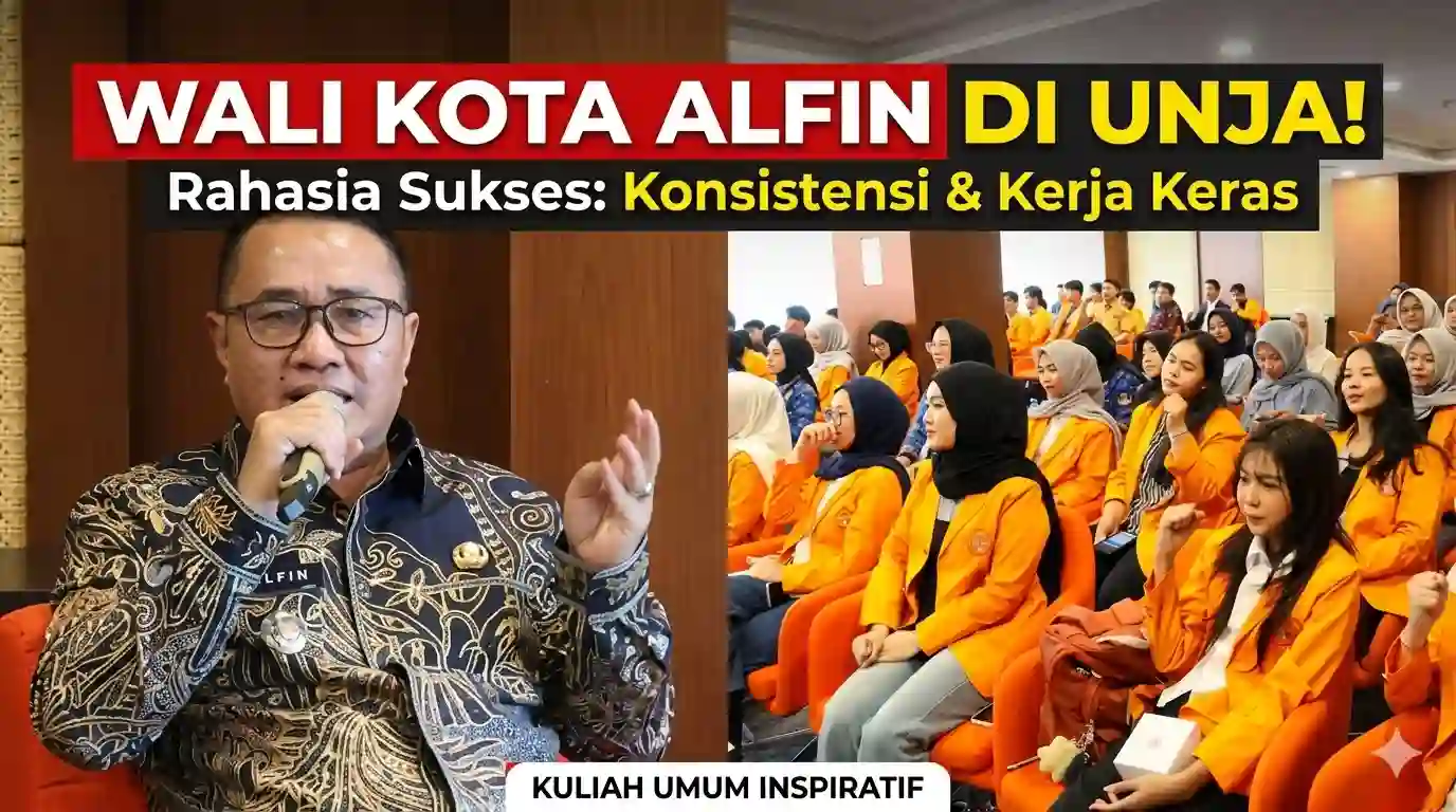 Wako Alfin di Unja: Konsistensi dan Kerja Keras Adalah Kunci Utama