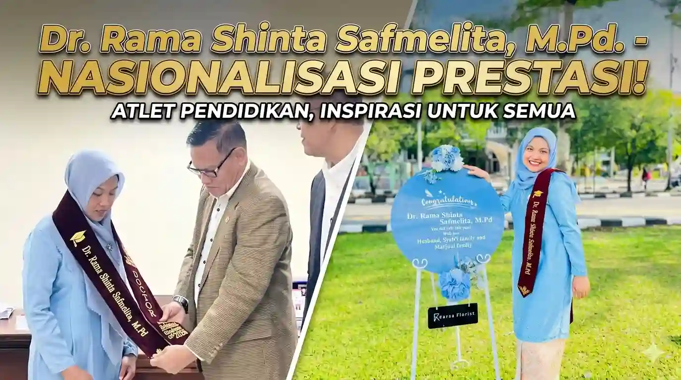 Rama Shinta, Atlet PON Sumbar Asal Kumun Raih Gelar Doktor di Usia 29 Tahun