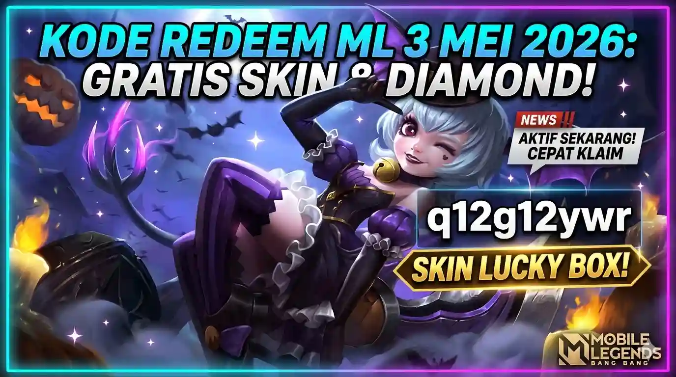 Kode Redeem ML Terbaru 3 Mei 2026