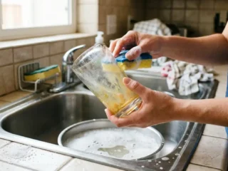 Cara Mudah Membersihkan Kerak Kuning Pada Gelas Kusam