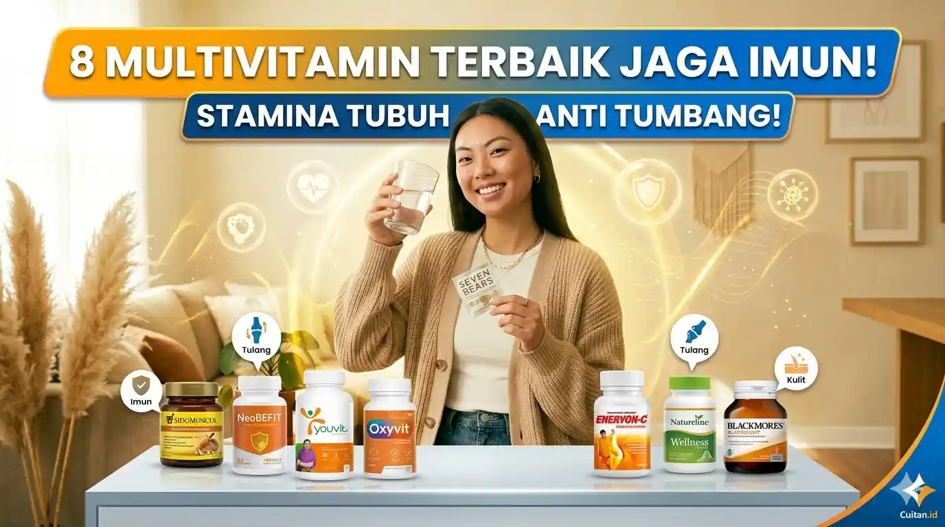 Tetap Bugar Meski Jadwal Padat? Ini 8 Pilihan Multivitamin untuk Benteng Pertahanan Tubuh