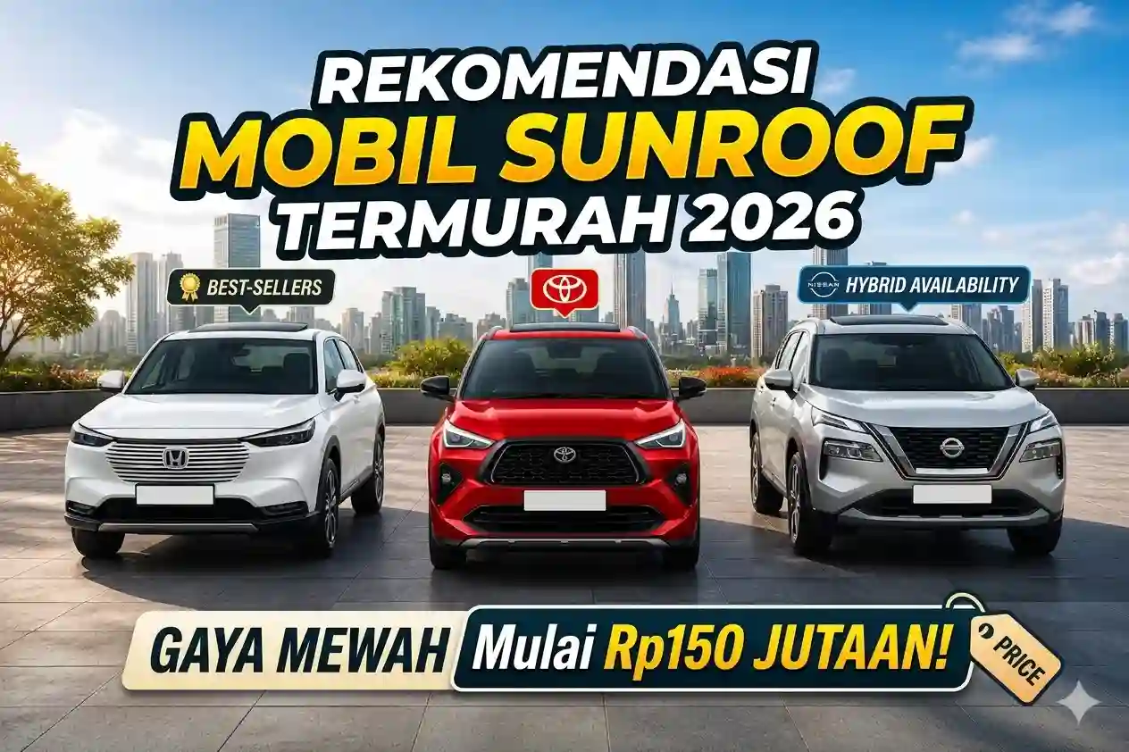 Rekomendasi Mobil Sunroof Termurah di 2026