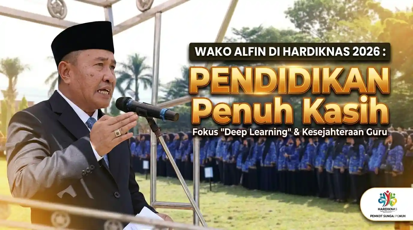 Wako Alfin di Hardiknas 2026: Pendidikan Adalah Proses Memanusiakan Manusia