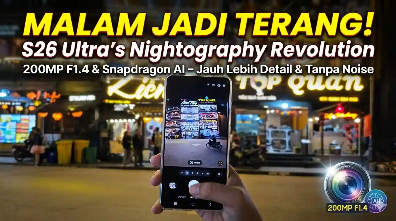 Samsung Galaxy S26 Ultra Bawa Kamera Pro di Genggaman