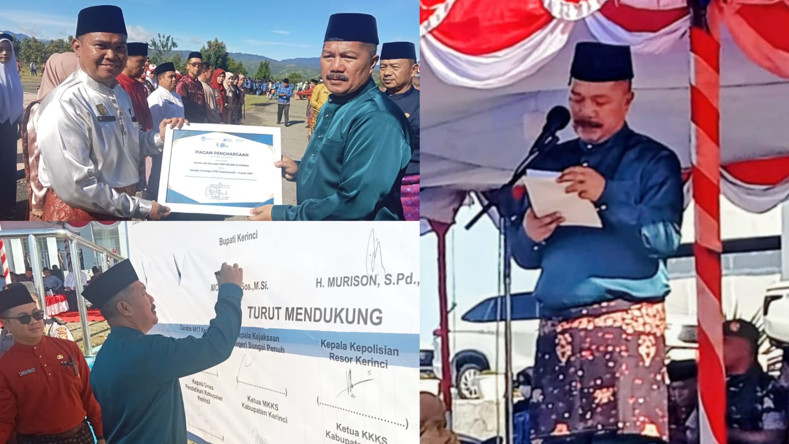 Bupati Kerinci Monadi Pimpin Upacara Hardiknas 2026, Tegaskan Komitmen Pendidikan Berkualitas