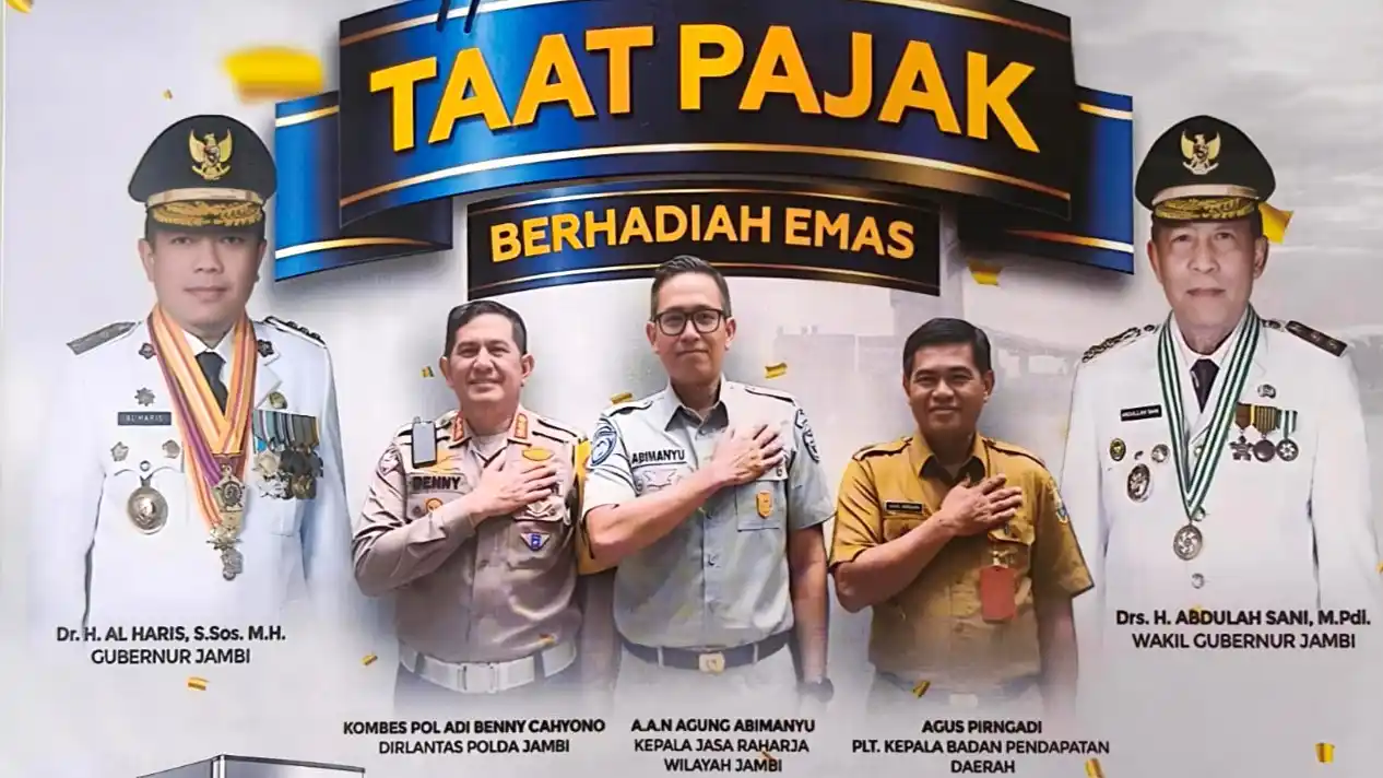 Bayar Pajak Kendaraan di Jambi Kini Bisa Dapat Motor dan Emas