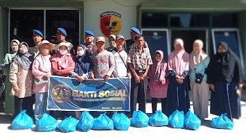 HUT POMAD ke-80: Subdenpom Kerinci Berbagi Sembako