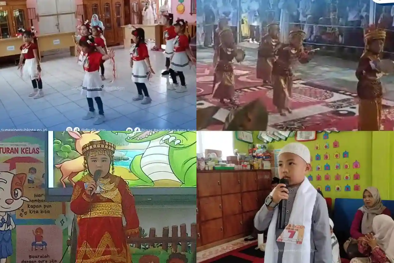 Tawa dan Kreativitas Anak Mewarnai Gebyar PAUD Kota Sungai Penuh 2026