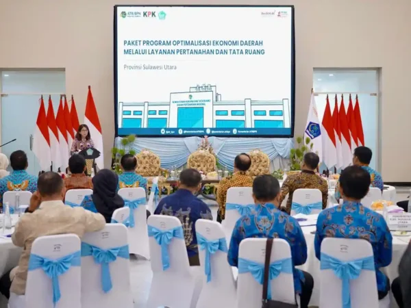 Sulut Jadi Pionir Layanan Pertanahan Transparan Bareng ATR/BPN dan KPK