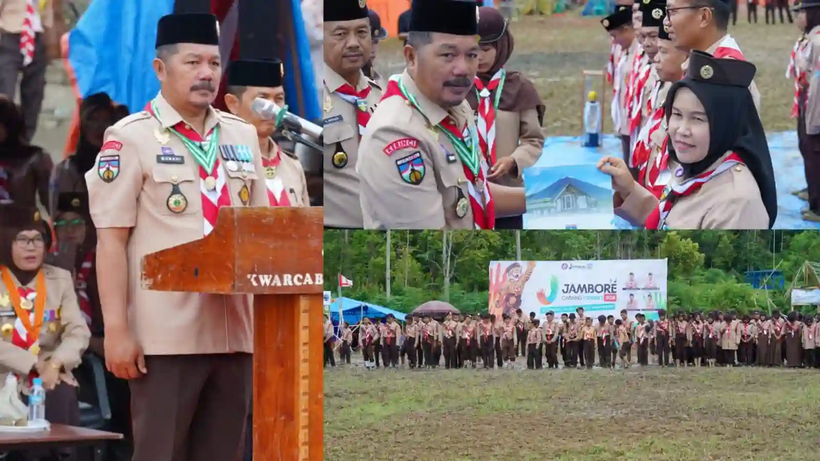 Buka Jambore Kwarcab, Bupati Monadi: Pramuka Jadi Benteng Karakter Anak Muda Kerinci
