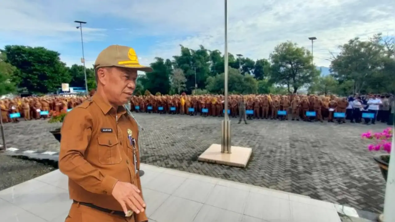 Atasi Macet Hari Senin, Sekda Alpian Evaluasi Pola Apel ASN Sungai Penuh