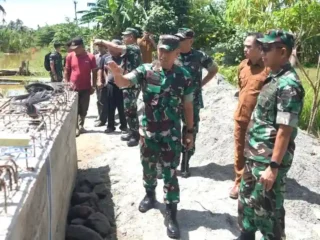 Danrem Nyamin Pastikan Dua Jembatan di Kerinci Segera Rampung