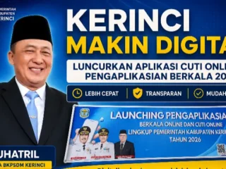 Kerinci Go Digital! Urus Cuti dan Kenaikan Gaji ASN Kini Lewat Aplikasi