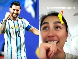 Lionel Messi Cetak Hattrick dan Pecahkan Rekor Dunia, Agnez Mo Sampai Histeris