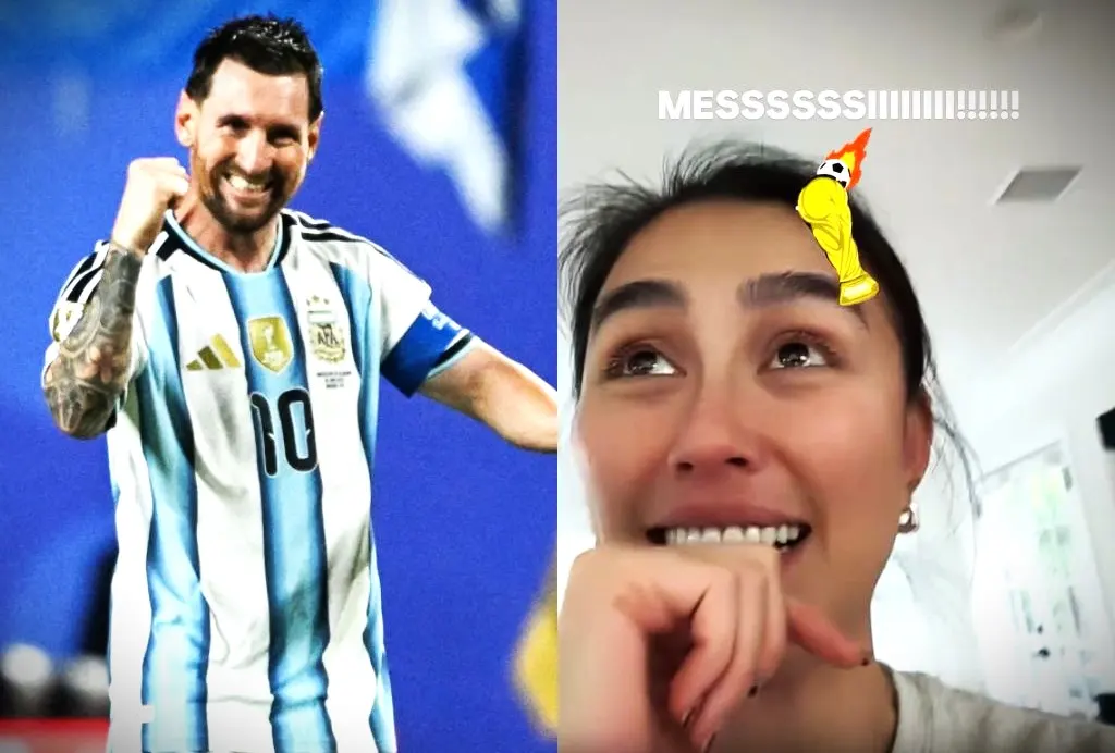 Lionel Messi Cetak Hattrick dan Pecahkan Rekor Dunia, Agnez Mo Sampai Histeris